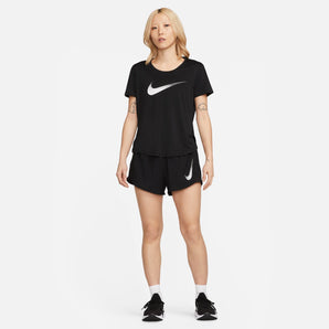 NIKE DRI-FIT ONE WOMENS SHORT-SLEEVE RUNNING  TOP