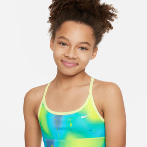 NIKE DRI-FIT INDY BIG KIDS (GIRLS) LIGHT SUPPORT SPORTS BRA