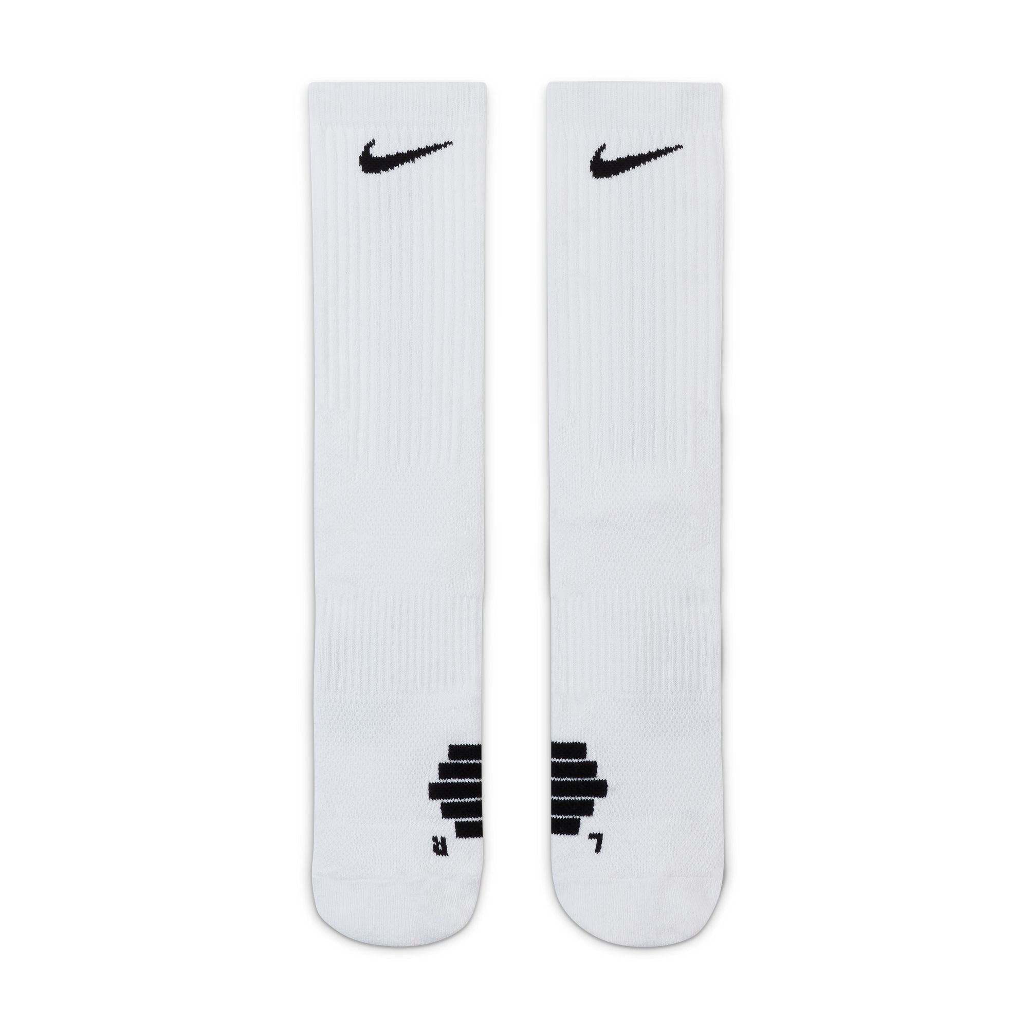 NIKE ELITE CREW BASKETBALL SOCKS WHITE/BLACK/BLACK – Park Outlet Ph